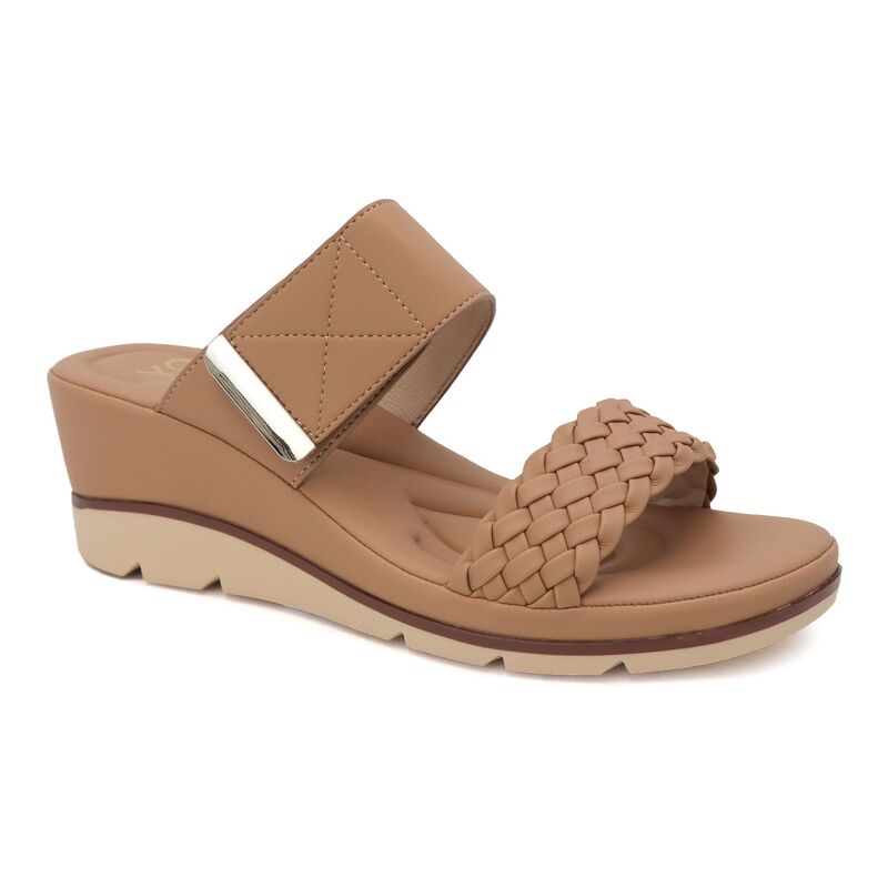 ヨキ レディース シューズ サンダル Yoki Sicily-03 Women's Lowedge Open-Toe Sandals Camel キャメル