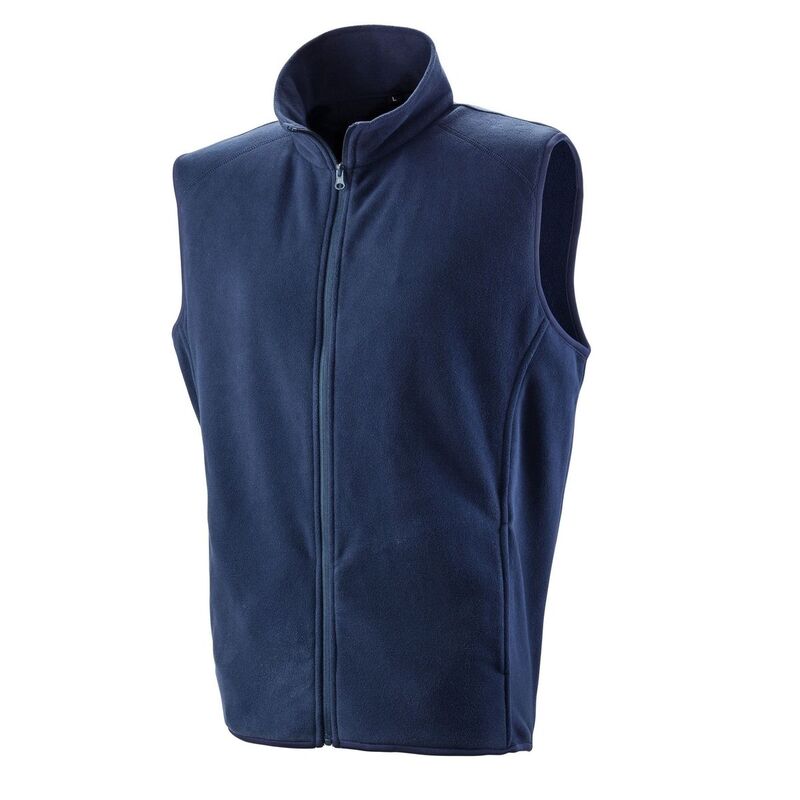 リザルト レディース アウター 上衣・上衣 ジレ フリース Result Core Unisex Adult Microfleece Gilet Navy Blue 米国海軍