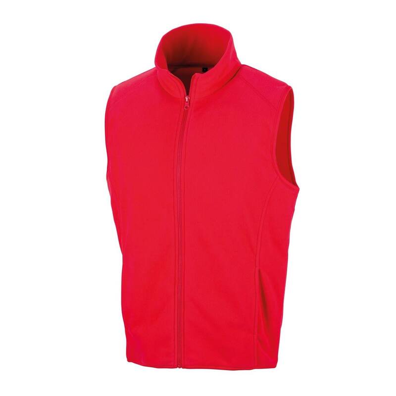 リザルト レディース アウター 上衣・上衣 ジレ フリース Result Core Unisex Adult Microfleece Gilet Red 赤いこと