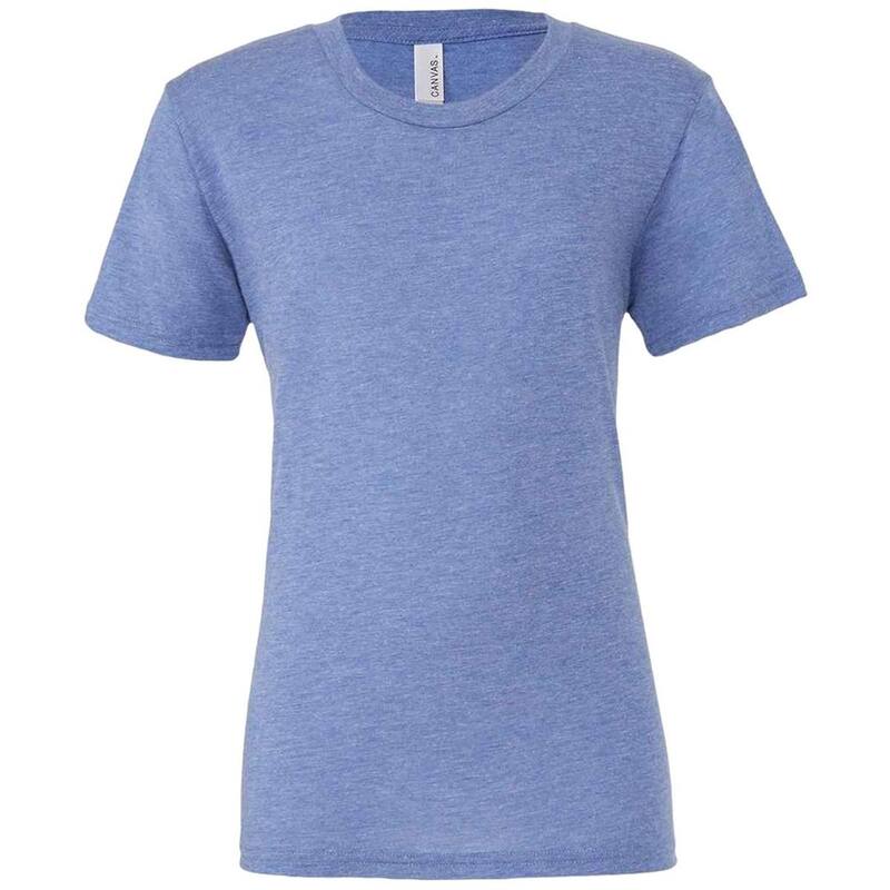 ベラキャンバス レディース トップス Tシャツ Bella+Canvas Bella + Canvas Adults Unisex Tri-Blend T-Shirt Blue ブルー|ReVida 店