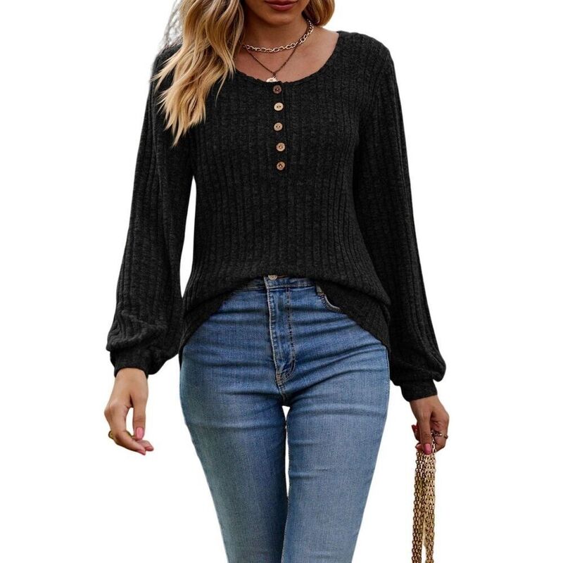 上半身大きさ レディース トップス プルオーバー スウェーター トップ BODDYSIZE Womens Dressy Casual Blouse Lightweight Sweater Tops Long Sleeve Crew Spring Fall Shirts Black 黒いこと