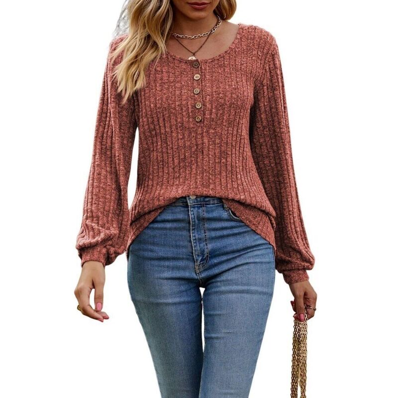 上半身大きさ レディース トップス プルオーバー スウェーター トップ BODDYSIZE Womens Dressy Casual Blouse Lightweight Sweater Tops Long Sleeve Crew Spring Fall Shirts Red 赤いこと