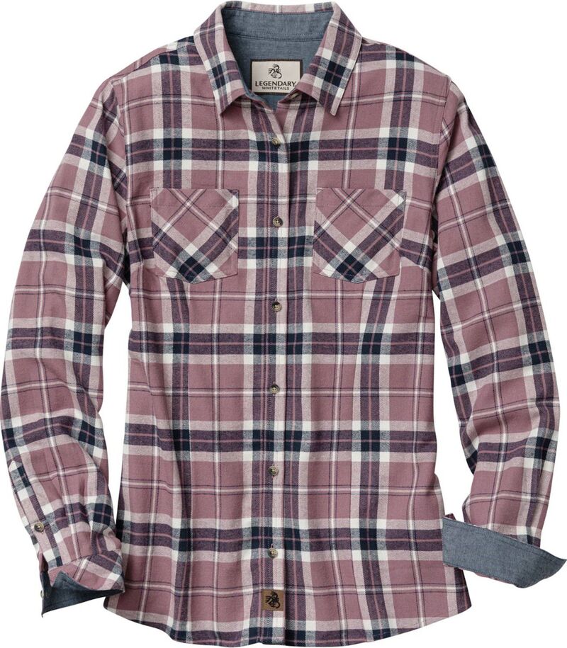 レジェンダリーホワイトテイルズ レディース トップス シャツ キャップ ケープ Women's Legendary Whitetails Cottagescape Flannel Shirt Camellia Garden Plaid チェック|ReVida 店