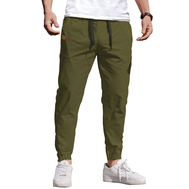 クーファンディ レディース ボトムス カジュアルパンツ カーゴパンツ スウェットパンツ コットン ジョガーパンツ COOFANDY Mens Casual Joggers Pants - Cotton Drawstring Chino Cargo Pants Hiking Sweatpants Army Green グリーン｜ReVida 店