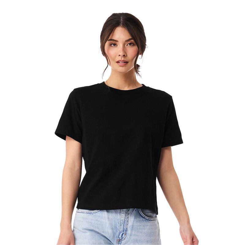 ベラキャンバス レディース トップス Tシャツ Bella+Canvas Bella + Canvas Womens/Ladies Heavyweight Boxy T-Shirt Vintage Black ブラック|ReVida 店