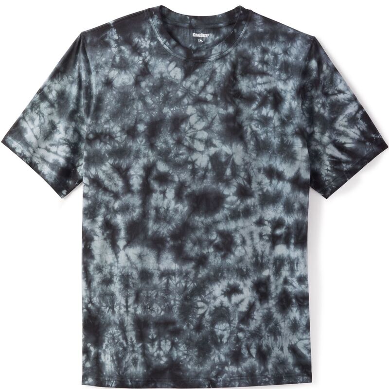キングサイズ レディース トップス Tシャツ クルーネック トール KingSize Men's Big & Tall Shrink-Less Lightweight Crewneck T-Shirt Steel Marble|ReVida 店
