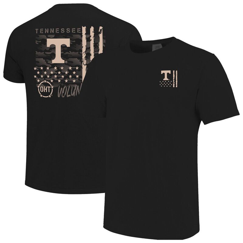 イメージワン レディース トップス Tシャツ オーバーレイ Image One Men's Black Tennessee Volunteers Comfort Colors OHT Camoverlay T-Shirten Black ブラック｜ReVida 店