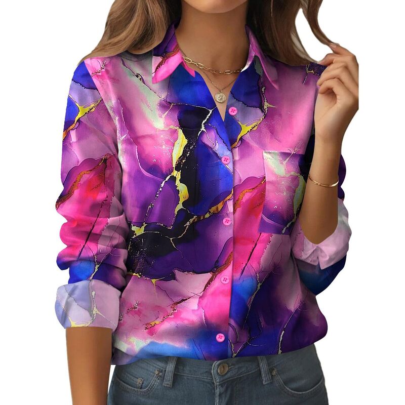 ジーグー レディース トップス プルオーバー 名取り草落ちこむ 御花柄 落ちこむ 御花 Zeagoo Women\u0027s Business Casual Button Down Floral Shirts Long Sleeve Work Tops Pink Purple Black 黒いこと