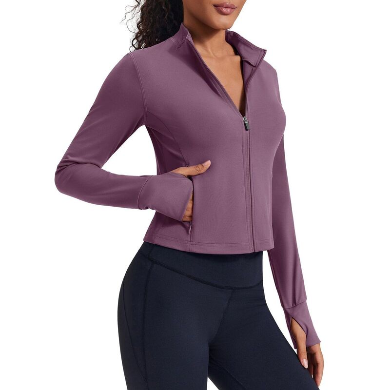 ピンぴかぴか光る レディース アウター 上衣・上衣 Pinspark Women\u0027s Full Zip Running Workout Jacket Soft Gym Yoga Jacket withumb Holes \u0026 4 Pockets Magenta マゼンタ