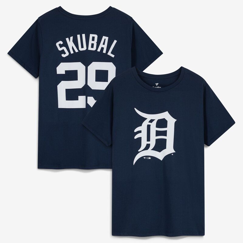 ファナティクス レディース トップス プルオーバー 足し加える大きさ Women\u0027s Fanatics Tarik Skubal Navy Detroitigers Plusize Name \u0026 Number T-Shirtgr Navy 米国海軍