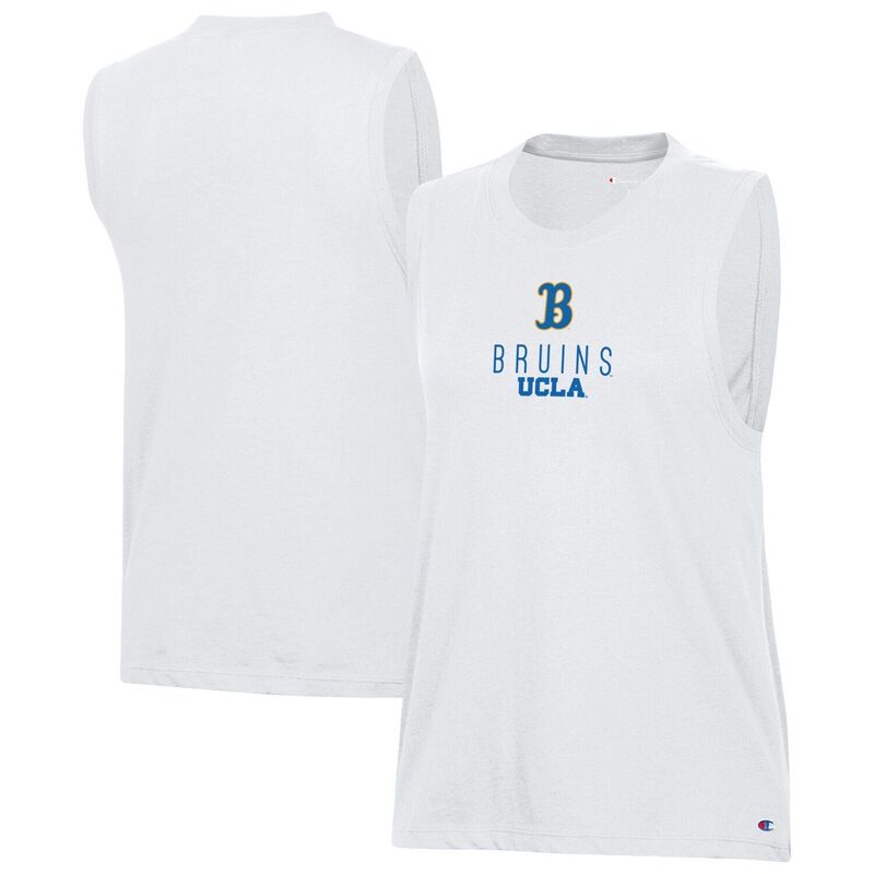 はやりっ児 レディース トップス プルオーバー Women\u0027s Champion White UCLA Bruins Lifestyle Tank Top Ucl White 白いこと