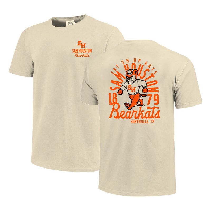 イメージワン レディース トップス Tシャツ オーバーレイ Image One Men's Cream Sam Houston State Bearkats Comfort Colors Mascot Overlay T-Shirt Nc2 Beige ベージュ|ReVida 店