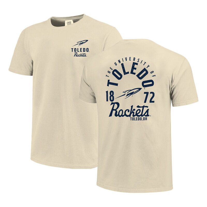 イメージワン レディース トップス Tシャツ オーバーレイ Image One Men's Cream Toledo Rockets Comfort Colors Mascot Overlay T-Shirtol Beige ベージュ|ReVida 店