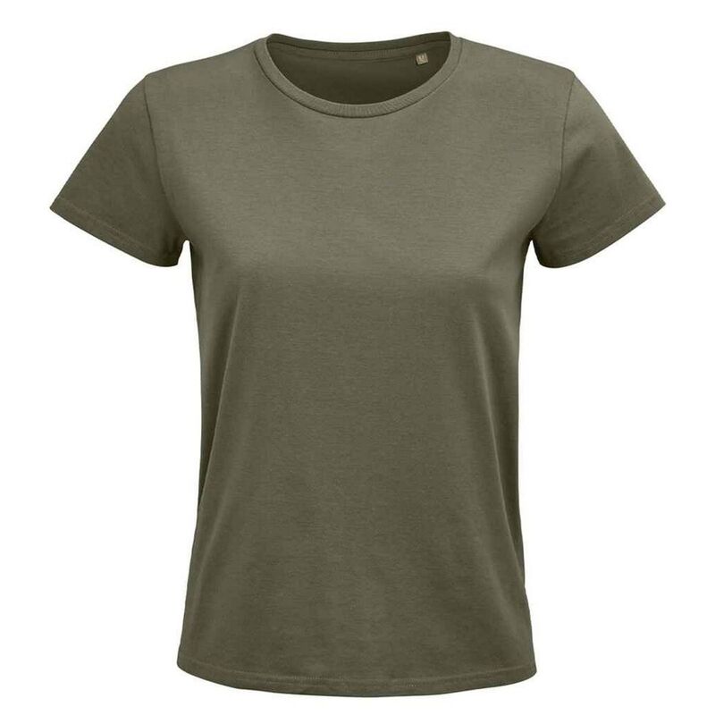 ソルズ レディース トップス Tシャツ SOLS Womens/Ladies Pioneer T-Shirt Khaki カーキ|ReVida 店