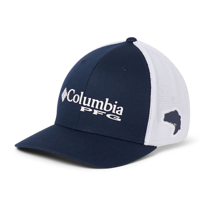 コロンビア レディース 佩び物 かぶり笠 メッシュ 旗がしら Men\u0027s Columbia FlexFit Mesh Fitted Cap Collegiate Navy 米国海軍