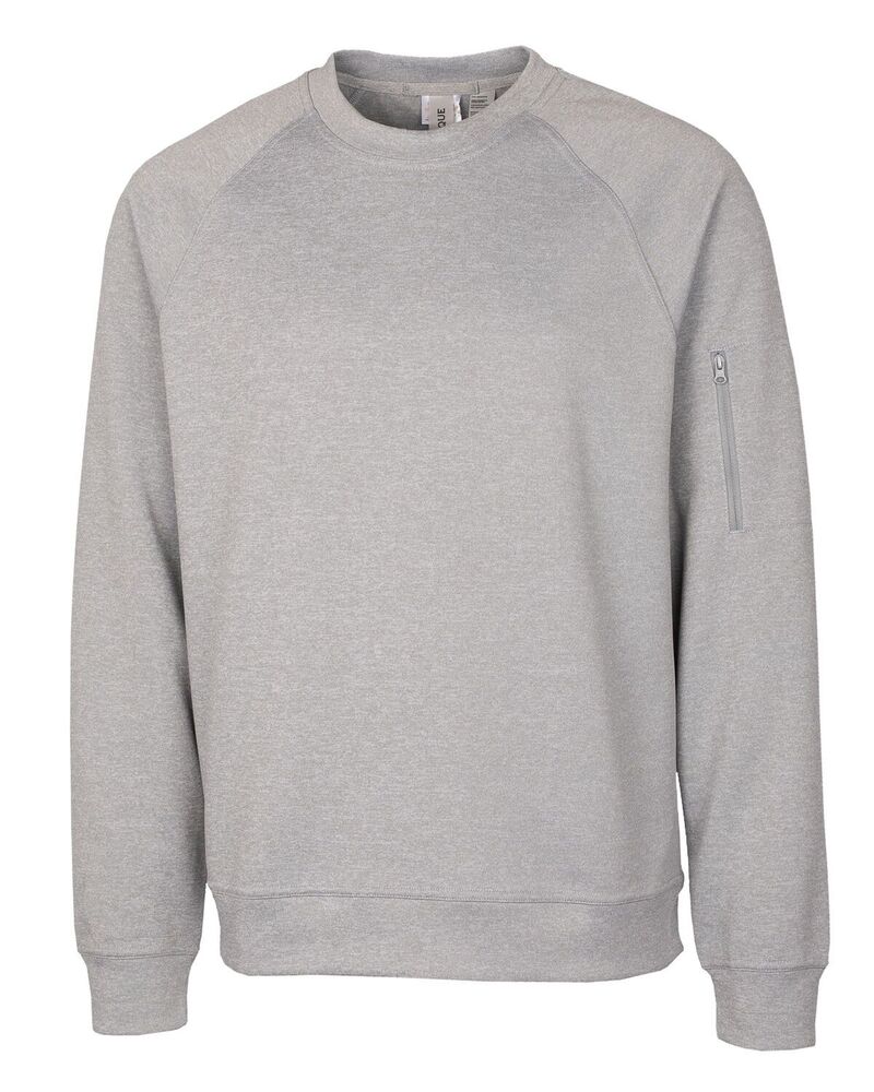 細流 レディース アウター 上衣・上衣 労働者の一団のど首 汗水 プルオーバー Clique Mens Lift Performance Crewneck Sweatshirt Grey Melange 薄墨色