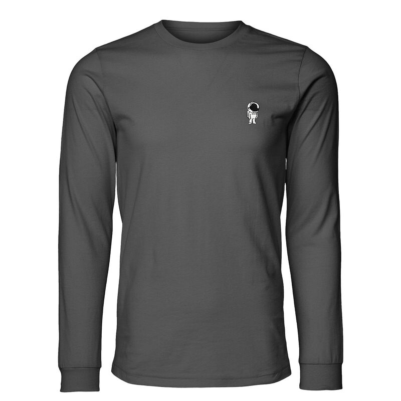 ダリックス レディース トップス プルオーバー Dalix Astronaut Long Sleeve Tee Mens Asphalt Gray 薄墨色