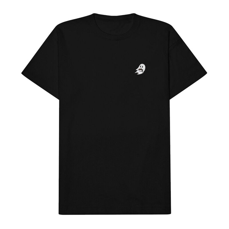 ダリックス レディース トップス プルオーバー Dalix Coffee Ghost Relaxed T Shirt Mens Black 黒いこと