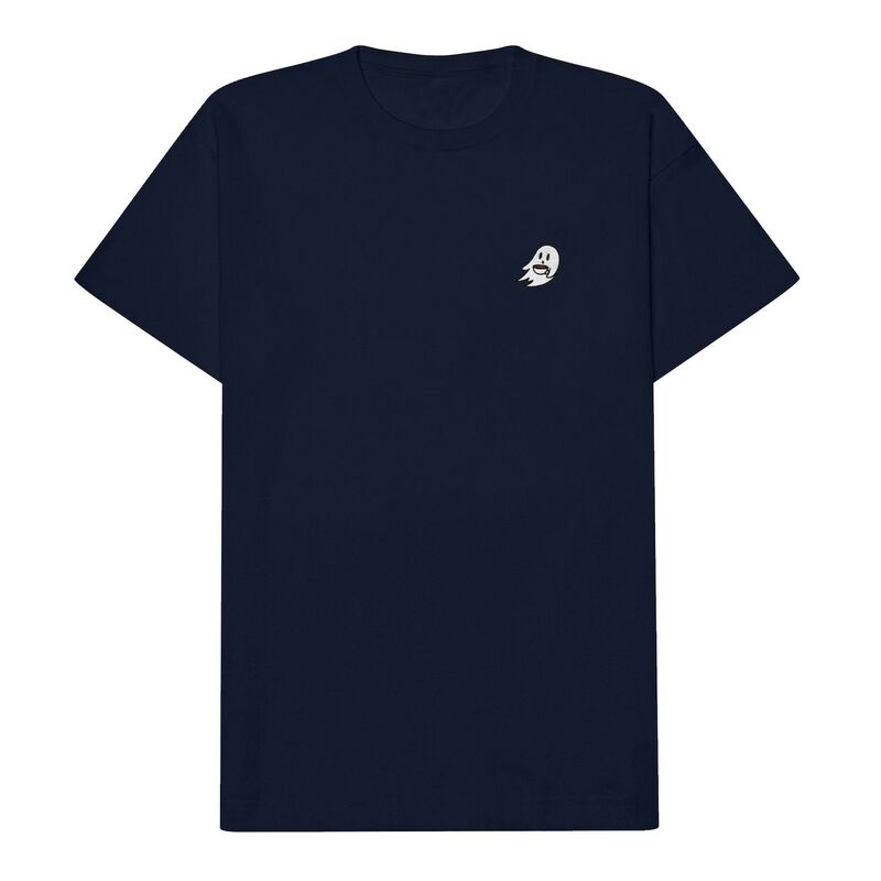 ダリックス レディース トップス プルオーバー Dalix Coffee Ghost Relaxed T Shirt Mens Navy Blue 米国海軍