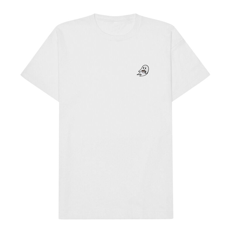 ダリックス レディース トップス プルオーバー Dalix Coffee Ghost Relaxed T Shirt Mens White 白いこと
