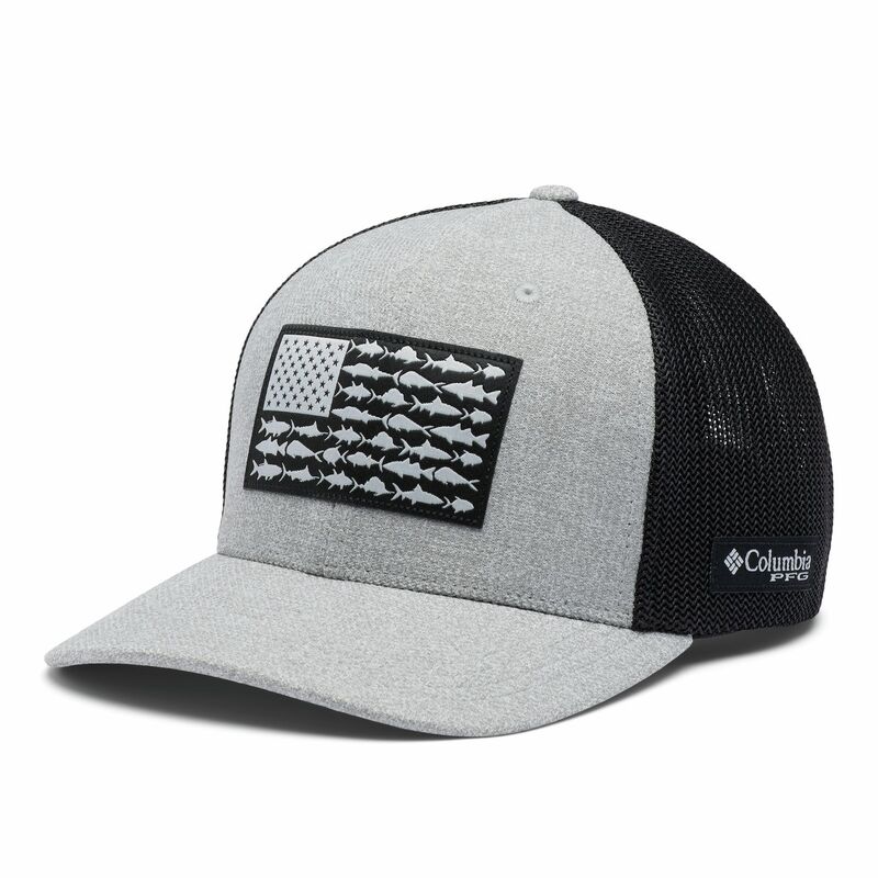コロンビア レディース 佩び物 かぶり笠 メッシュ 旗がしら Men\u0027s Columbia PFG Mesh Fish Flag Baseball Cap Cool Grey Heather 薄墨色