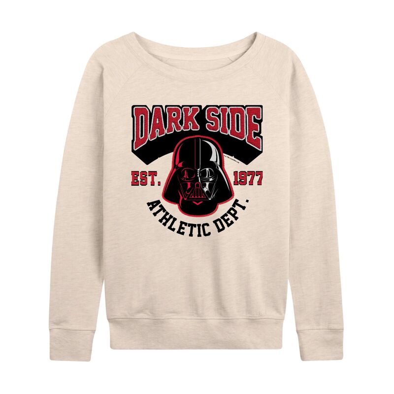 はやりっ児 ウォーズ レディース トップス プルオーバー パイル Women\u0027star Wars Darkside French Terry Long Sleeve Tee Beige ベージュ