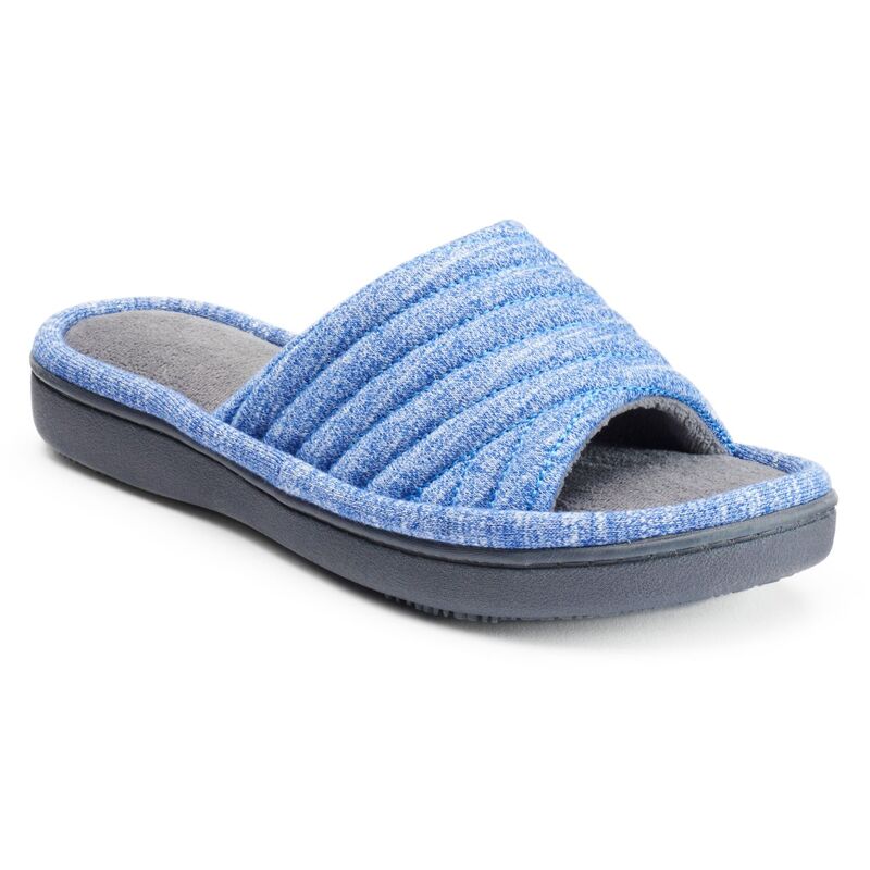 アイソトナー レディース シューズ サンダル ニット isotoner Andrea Space Knit Women'slide Slippers Blue ブルー