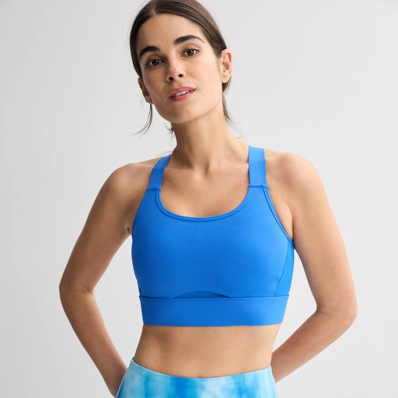 Tek Gear レディース アンダーウェア ブラジャー Tek Gear High-Impact Sports Bra Valera Blue ブルー｜ReVida 店