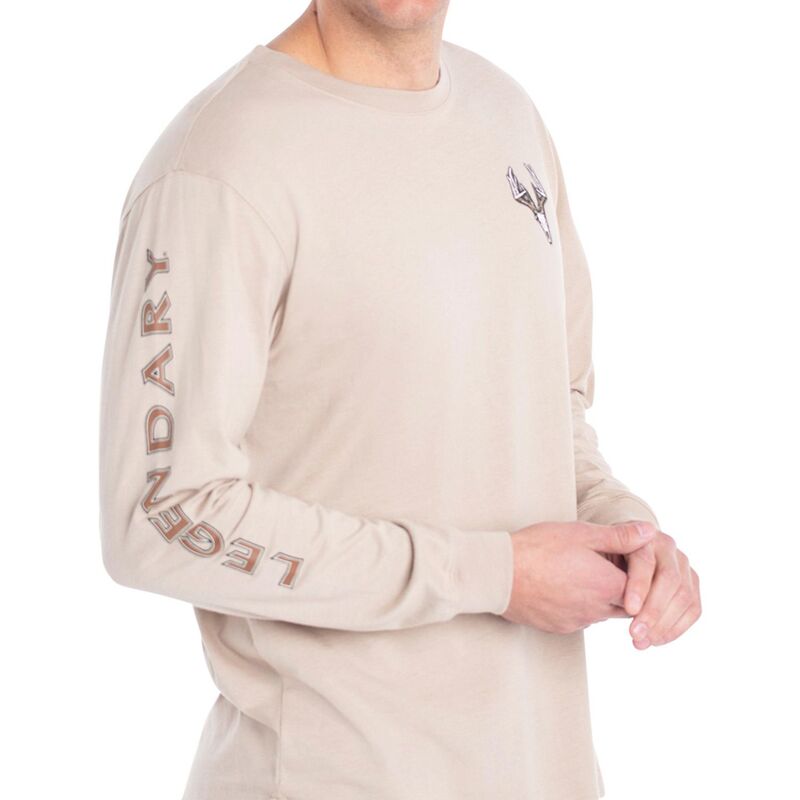 レジェンダリーホワイトテイルズ レディース トップス Tシャツ Men's Legendary Whitetails Legendary Non-Typical Series Long Sleeve T-Shirtaupe トープ|ReVida 店