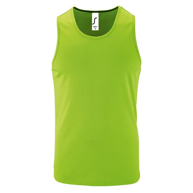 ソルズ レディース トップス Tシャツ SOLS Mens Performance Tank Top Neon Green ネオン\1｜ReVida 店