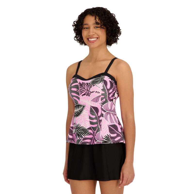 ゼロエクスポージャー レディース 水泳着 いの一番のみ Women\u0027s ZeroXposur Peplum Tankini Swim Topink サクラ色
