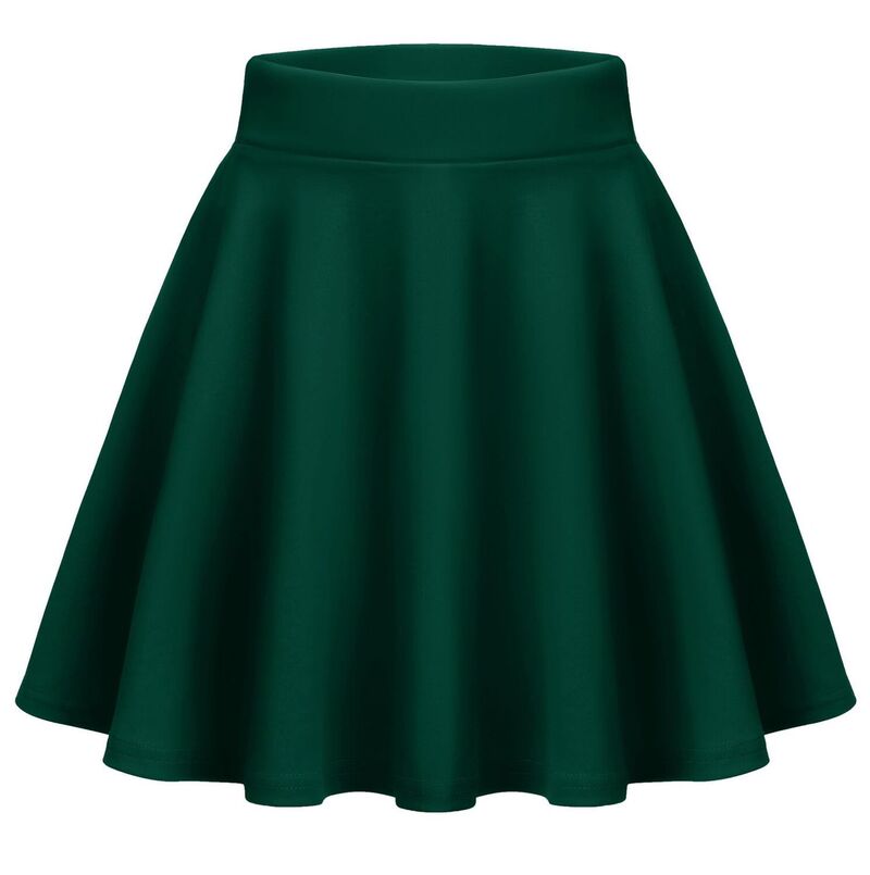 ジーグー レディース 下つ方スコート 御機嫌酉の方角 筋目 ミニ Zeagoo Women\u0027s High Waist Pleated Mini Skirt Stretchy Flared Skirt for Casual Daily Wear Light Green 緑であること