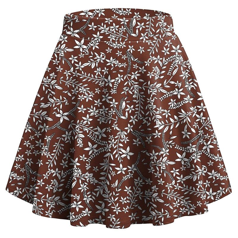 ジーグー レディース 下つ方スコート 御機嫌酉の方角 筋目 ミニ Zeagoo Women\u0027s High Waist Pleated Mini Skirt Stretchy Flared Skirt for Casual Daily Weared Floral 赤いこと