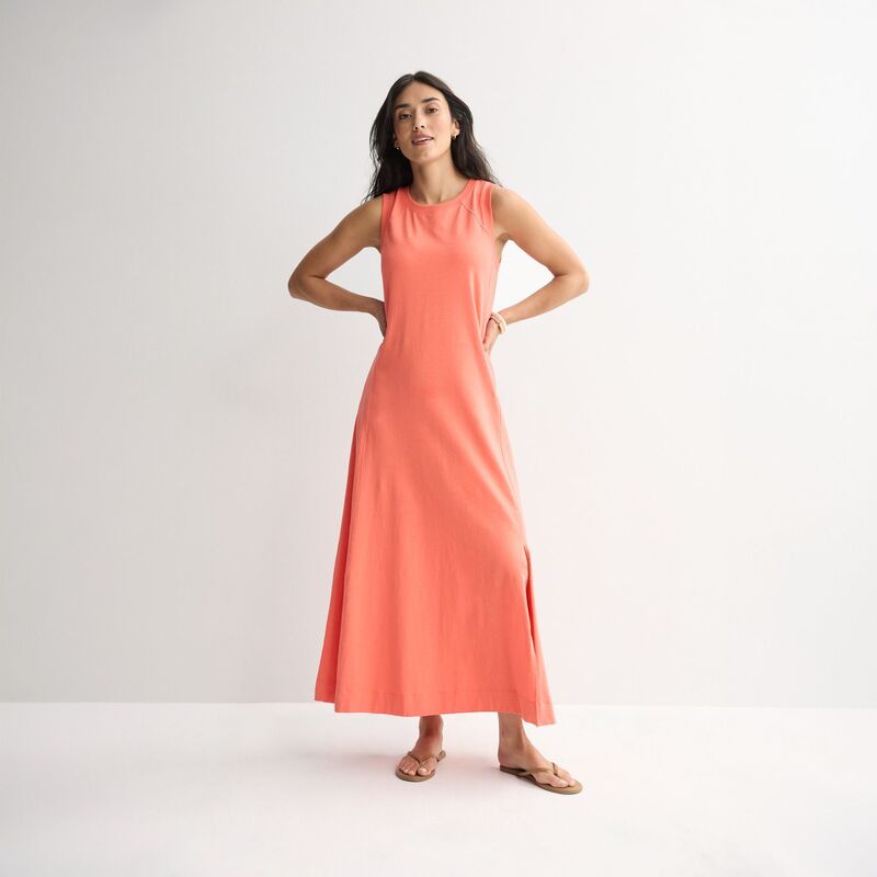 ソノマ レディース トップス 衣装 プチ 編み物 マキシ Petite Sonoma Goods For Life Knit Swing Maxi Dress Coral コーラル