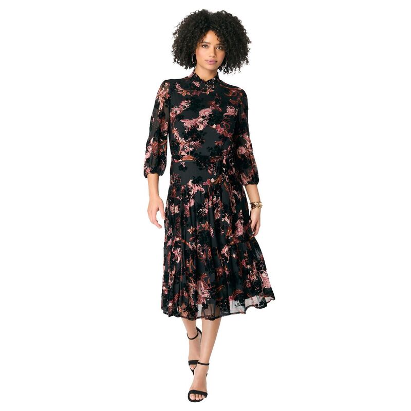 ロアマンズ レディース トップス 衣装 モックネック シフォン つけ加える大きさ Roaman\u0027s Women\u0027s Plusize Mockneck Chiffon Dress Black Burgundy 黒いこと