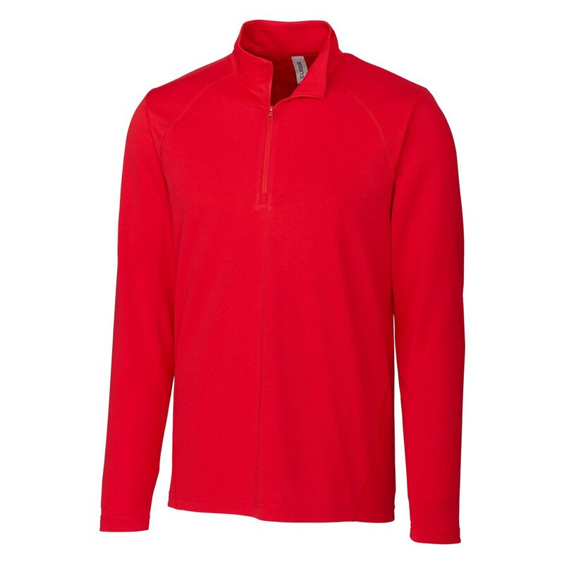 クリーク レディース アウター ジャケット・ブルゾン ハーフジップ Clique Ice Pique Mens Half Zip Tech Pullovered レッド｜ReVida 店