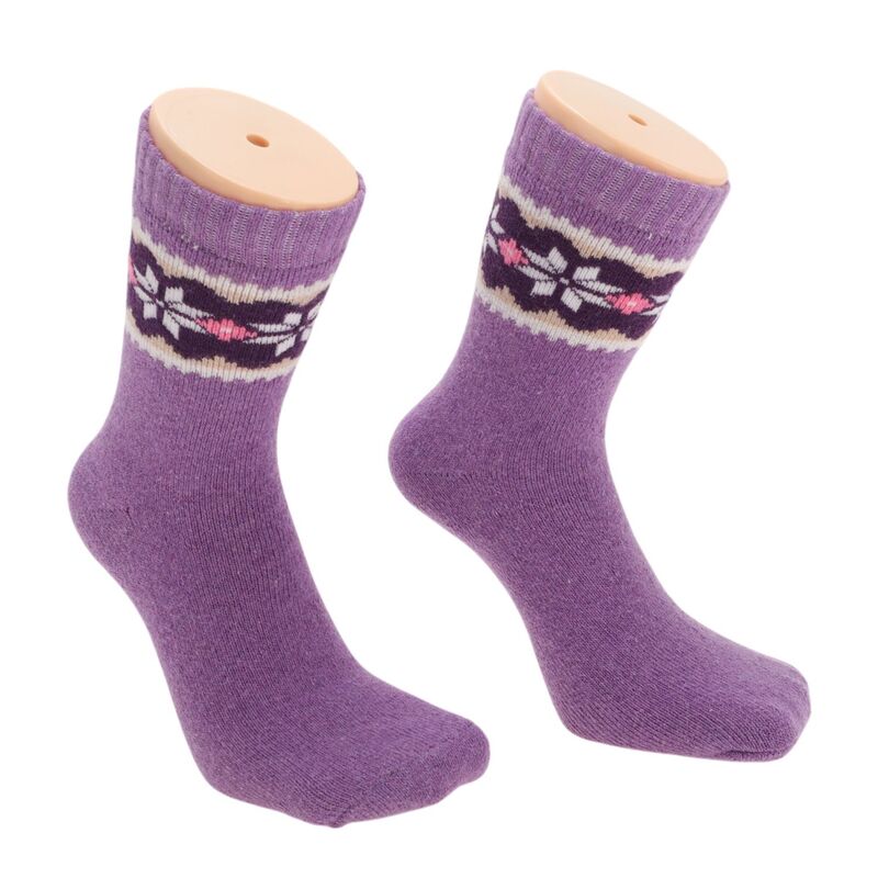 ユニークバーゲンズ レディース アンダーお召しもの ソックス Unique Bargains Women\u0027s Comfortable Thick Winter Warm Socks Multicolor 5 Pair Multicolor マルチ色合い