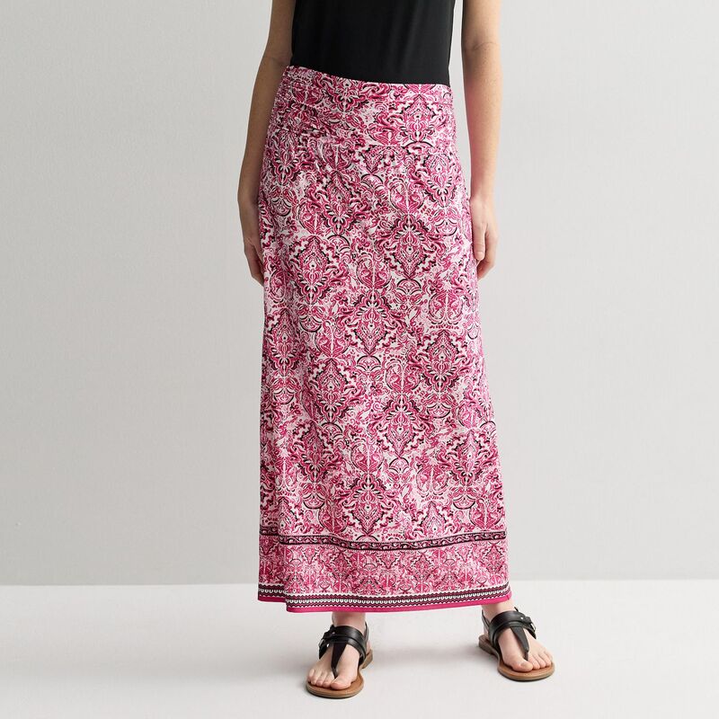 アプトナイン レディース 下つ方スコート Women\u0027s Apt. 9 Pull On Skirt Pink Print サクラ色