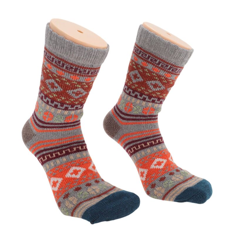 ユニークバーゲンズ レディース アンダーお召しもの ソックス Unique Bargains Men\u0027s Comfortable Winter Warm Socks Multicolor 5 Pair Multicolor マルチ色合い