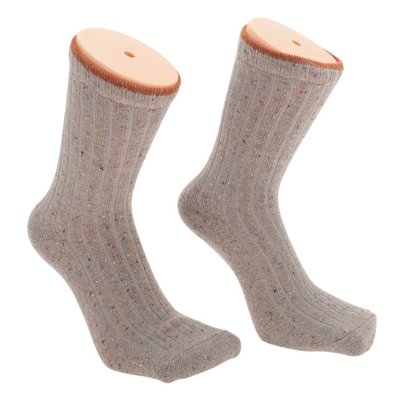 ユニークバーゲンズ レディース アンダーお召しもの ソックス Unique Bargains 5 Pair Women\u0027s Retro Solid Winter Warm Socks Multicolor マルチ色合い