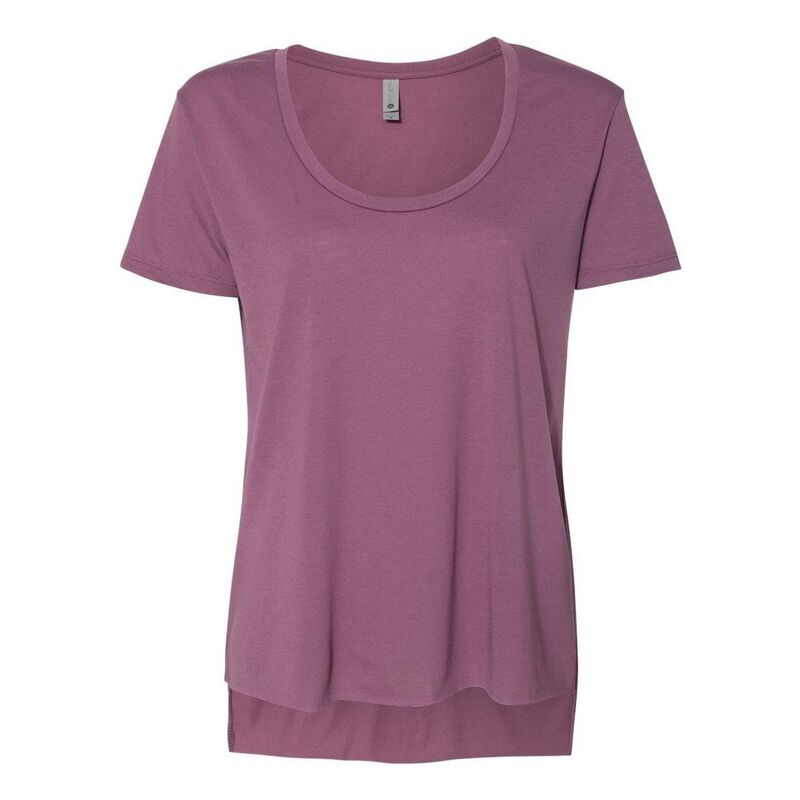ネクストレベル レディース トップス Tシャツ Next Level Women ? s Festival Scoop Neck T-shirt Shiraz｜ReVida 店