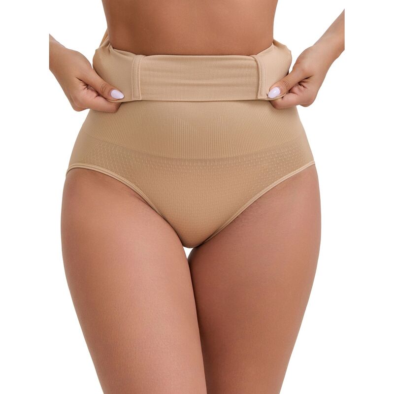 インスパイア 今めかしい レディース ボトムス 心地よいズボン下 御機嫌酉の方角 INSPIRE CHIC Women\u0027s High-Waisted Hip Lifting Briefs Postpartummy Control Breathable Control Panties Beige ベージュ