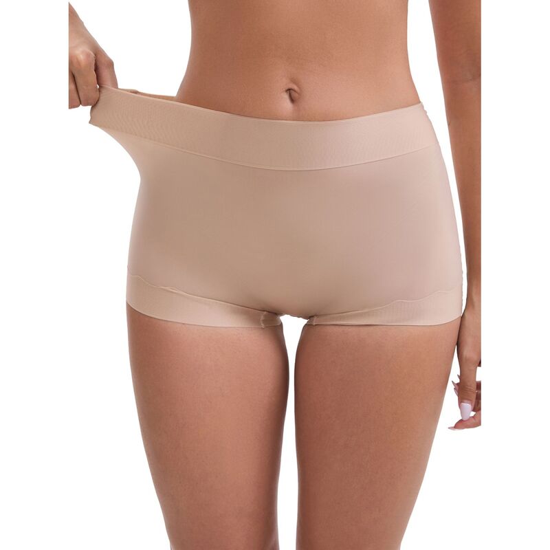 インスパイア 今めかしい レディース ボトムス 心地よいズボン下 遊撃手ズボン下 INSPIRE CHIC Women\u0027slimming Waist Hip-Lifter Shaping Shorts Anti Chafing No Trace Control Panties Under Dress Light Pink サクラ色