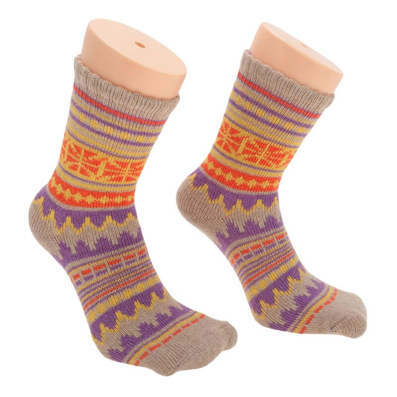 ユニークバーゲンズ レディース アンダーお召しもの ソックス Unique Bargains Women\u0027soft Winter Warm Socks Multicolor 5 Pair Multicolor マルチ色合い