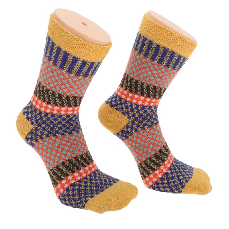 ユニークバーゲンズ レディース アンダーお召しもの ソックス Unique Bargains 5 Pair Women\u0027s Comfortable Winter Warm Socks Multicolor マルチ色合い