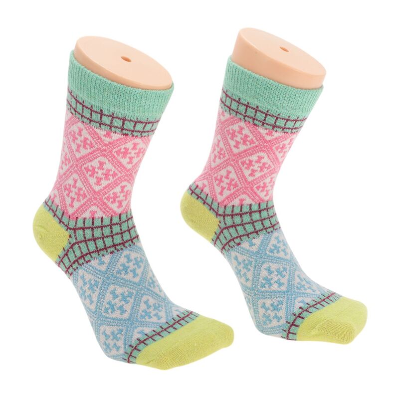 ユニークバーゲンズ レディース アンダーお召しもの ソックス Unique Bargains Women\u0027s Thermal Soft Winter Warm Socks Multicolor 5 Pair Multicolor マルチ色合い