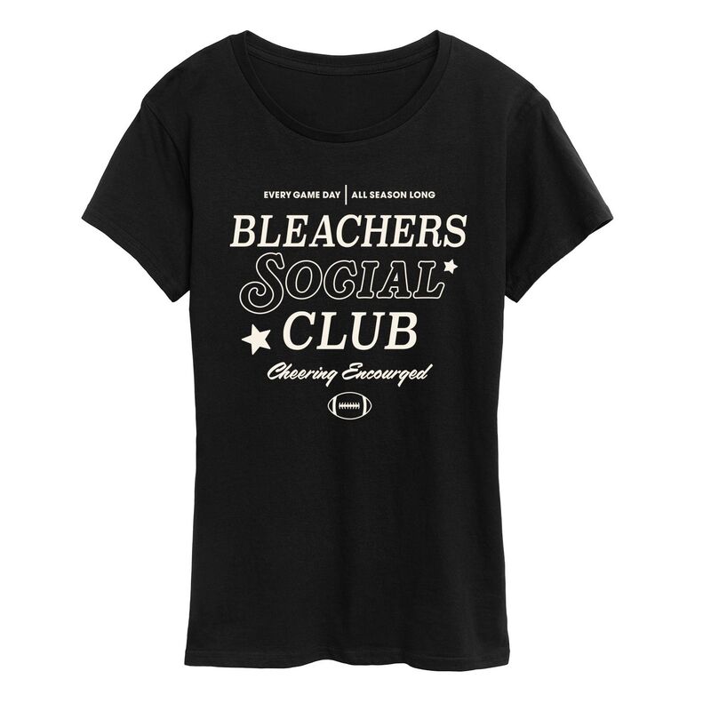 アニメ文字記号 レディース トップス プルオーバー グラフィック Licensed Character Women\u0027s Bleachersocial Club Graphic Tee Black 黒いこと
