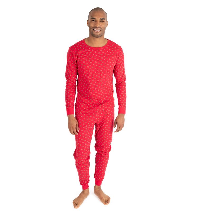 レベレット レディース アンダーお召しもの ナイト爵お召しもの 綿織物 Leveret Mens Two Piece Cotton Pajamasnowflake Snowflake