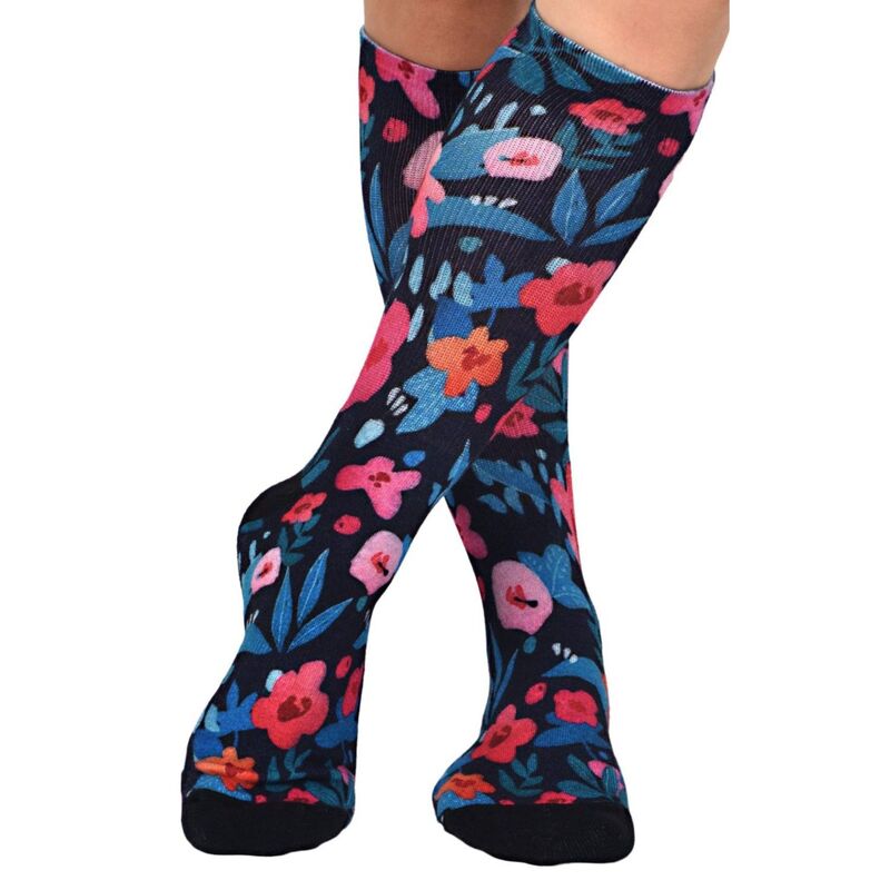 ウェアシエラ レディース アンダーお召しもの ソックス WEAR SIERRA Flower Patch Pattern Coolmax Socks Nature Collection For Men Knee High Socks 2 Pair