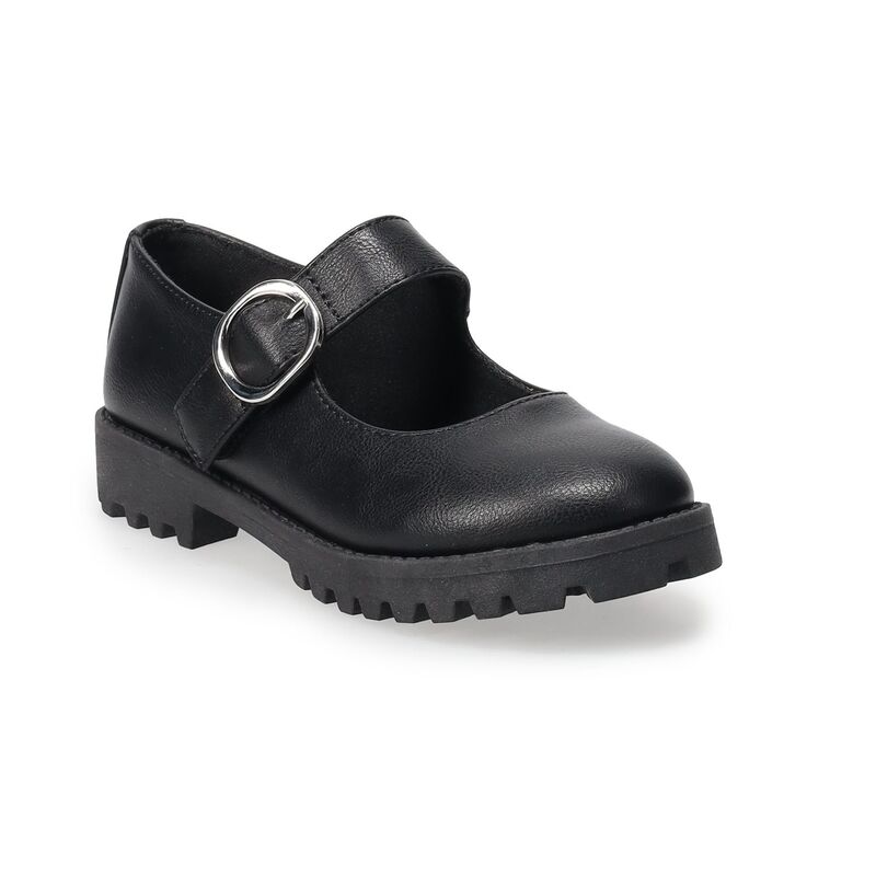 ソノマ レディース シューズ スリッポン・ローファー Sonoma Goods For Life Manndy Kids Uniform Shoes Black 黒いこと